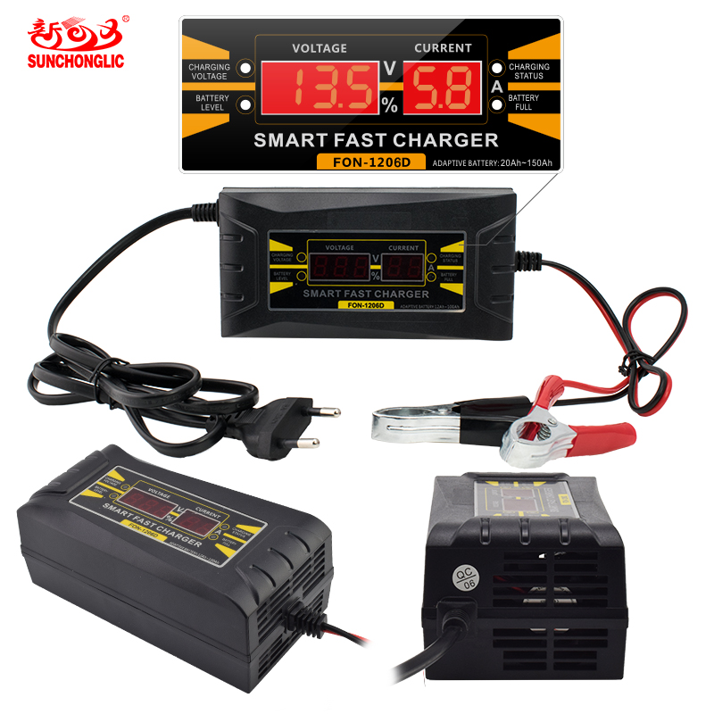 12V 6A Three-Phase Lead-Acid Battery Charger