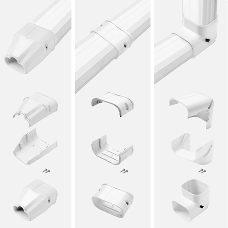 Durable PVC Duct Tube for HVAC Line Set Protection | Merhein