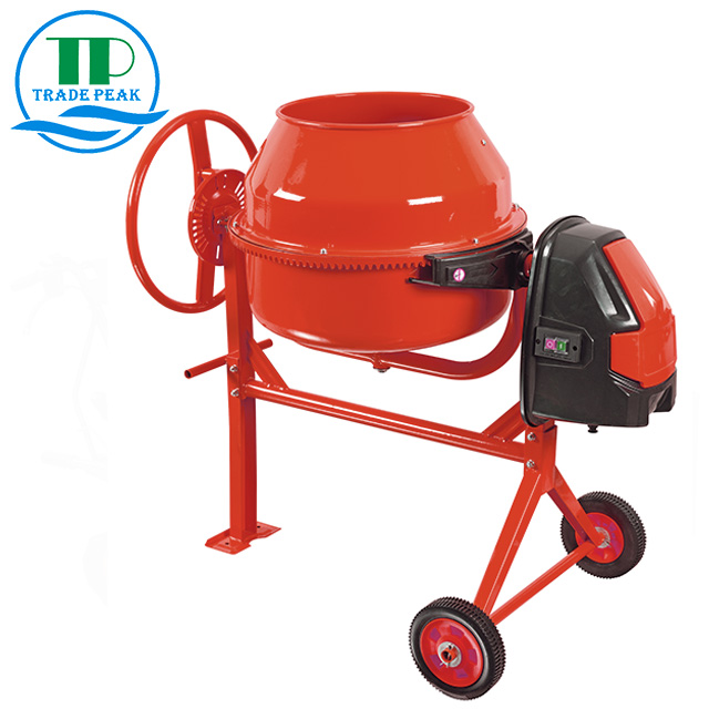 Portable Electric Concrete Mixer - 125 Liter Drum | Merhein