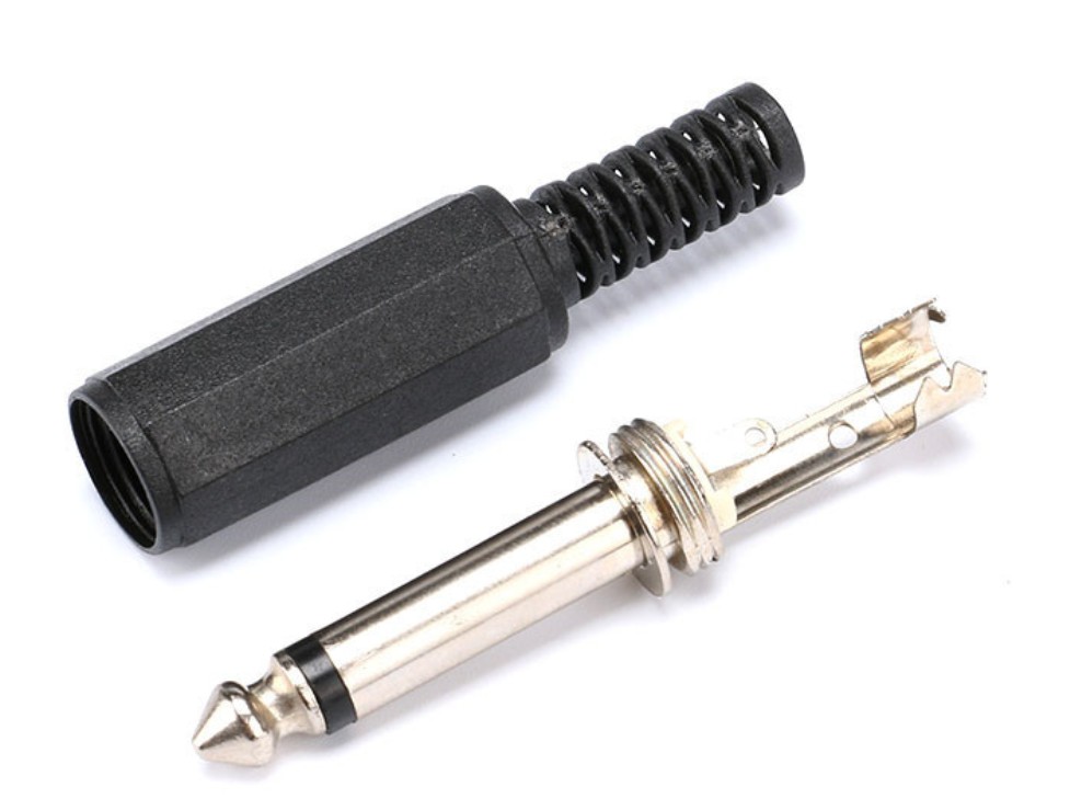 Audio Interface Plug 6.35mm Mono Audio Plug - Durable Audio Connector | Merhein