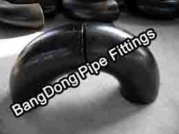 90 Degree Elbow Pipe Fitting, STPG370, SCH 40, Short Radius, Butt Weld End