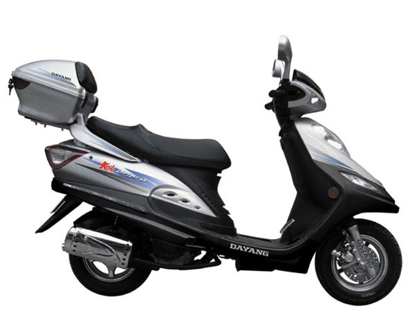 Electric Step-Through Scooter with Storage