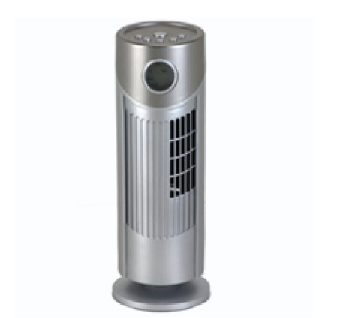 Cylindrical Electric Fan with Digital Display