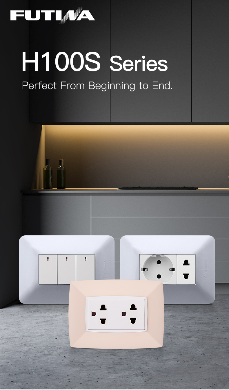 Italian Magic Socket H100S Series Italian Standard Electrical Switch Socket | Merhein