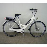 Step-Through Frame Electric Bicycle with Rear Battery