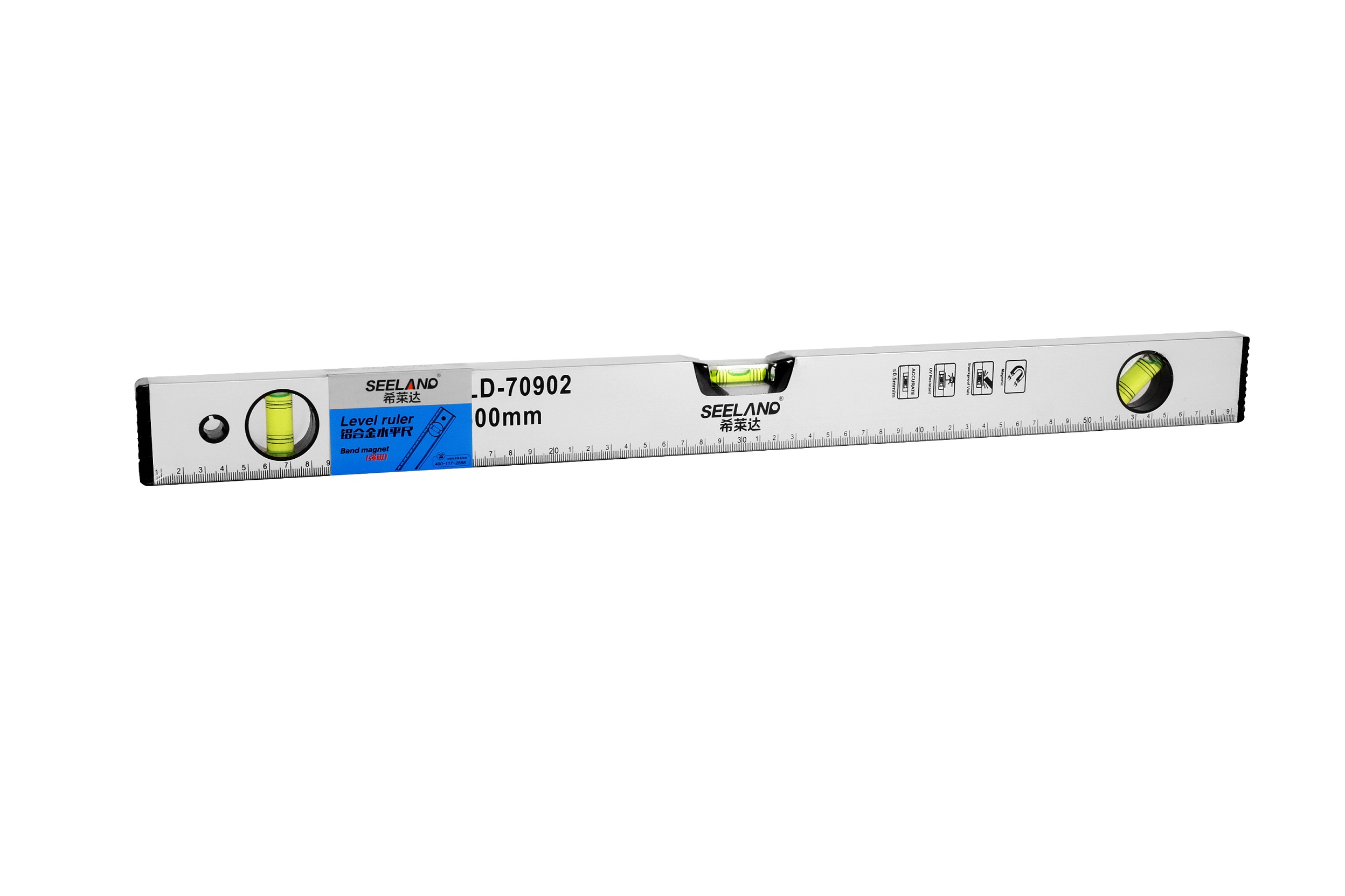 Aluminium Level Ruler Magnetic Aluminum Level Ruler for Precision Alignment | Merhein