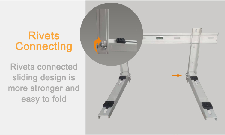 Durable Split Air Conditioner Outdoor Wall Mounting Bracket | Merhein