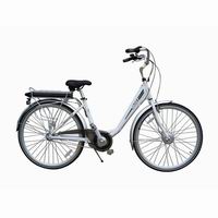 Electric Step-Through City Bicycle with 7-Speed Hub