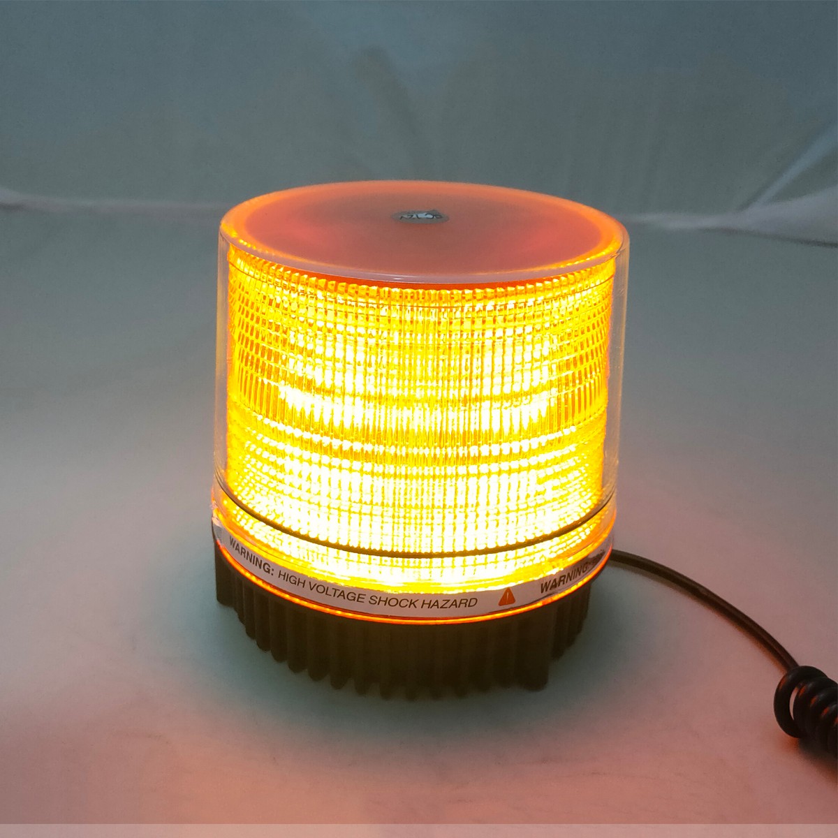 High-Visibility LED Rotating Warning Beacon for Industrial Safety | Merhein