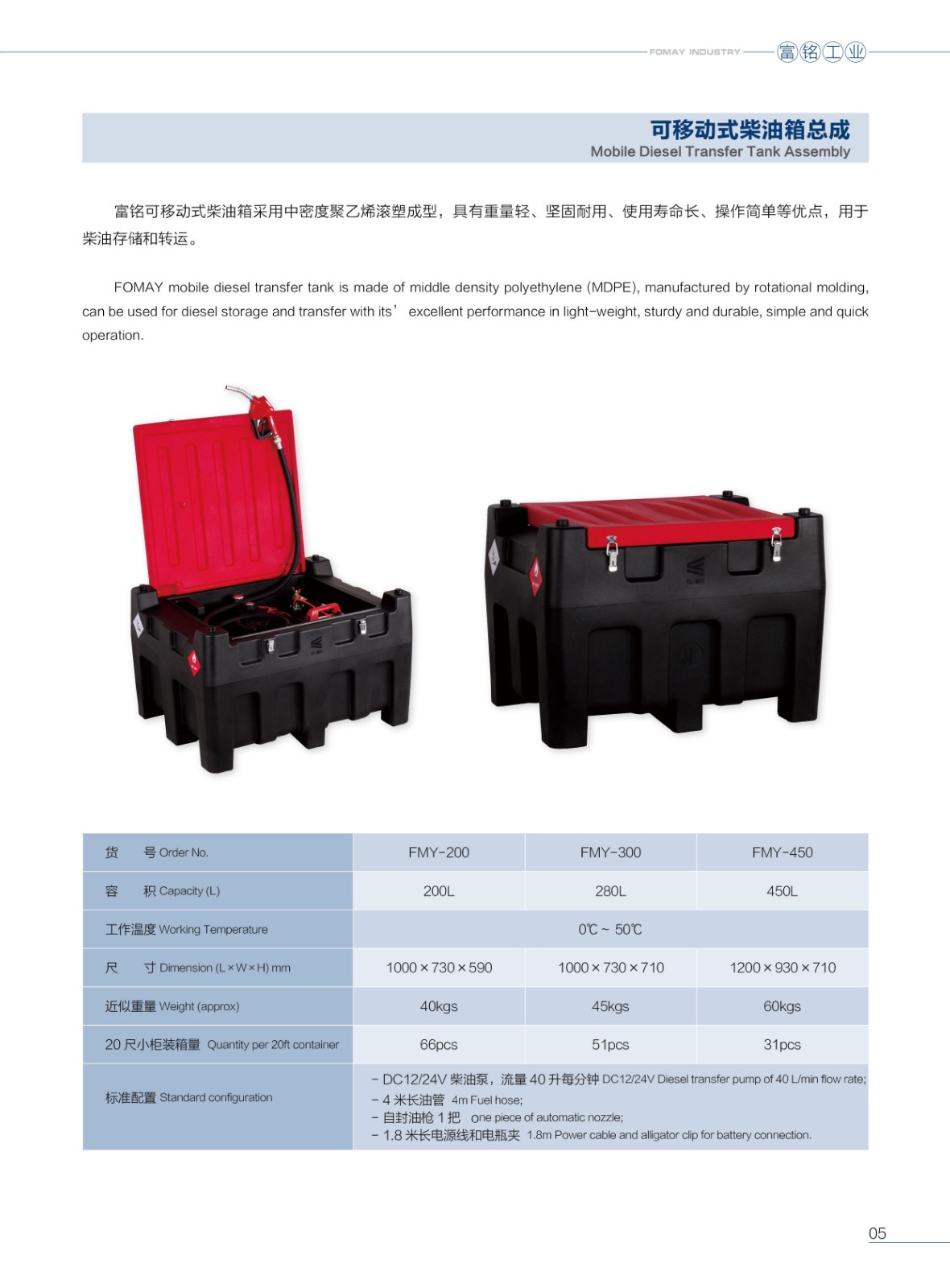 Portable Diesel Fuel Tank