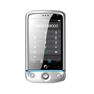 Silver Touchscreen Feature Phone