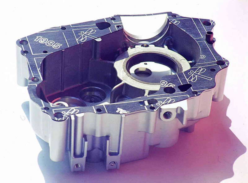 Aluminum Motorcycle Engine Casing for Crankshaft Support | Merhein