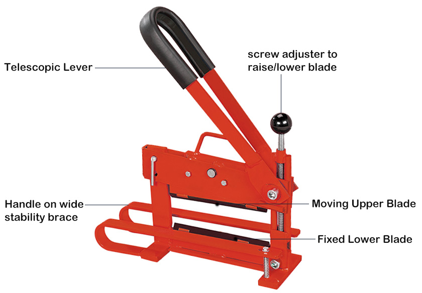Durable Manual Paver Splitter | 250mm Blade for Clean Cuts | Merhein