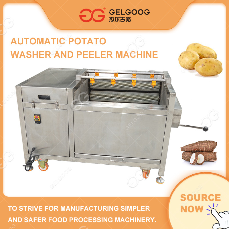 Efficient Potato Washing and Peeling Machine | Merhein