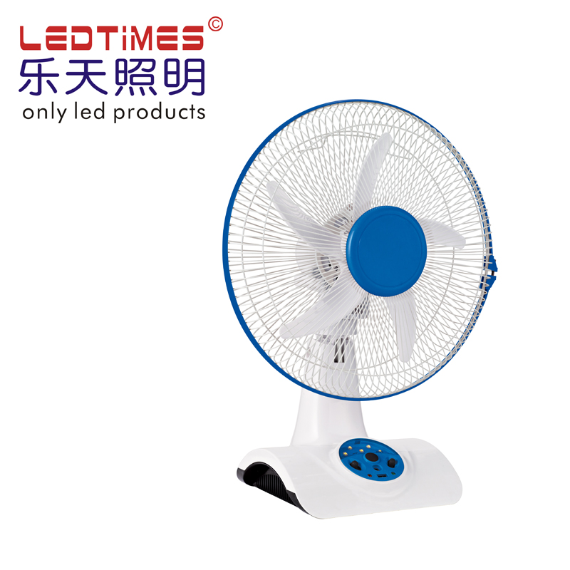 Portable Rechargeable Fan with LED Light | Merhein