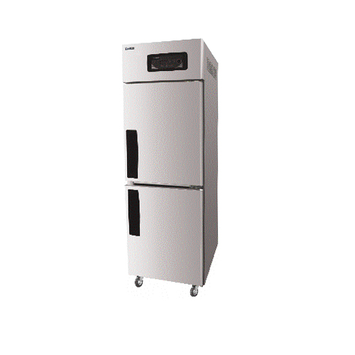 Commercial Two-Door Stainless Steel Refrigerator