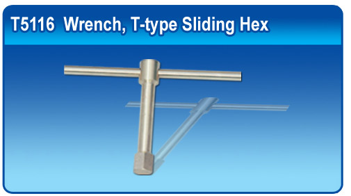 Sliding Rench Titanium Sliding T-Handle Hex Wrench (8-19mm) | Merhein