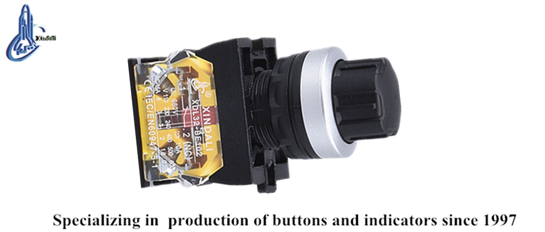 Industrial Rotary Selector Switch - Glock Push Button | Merhein